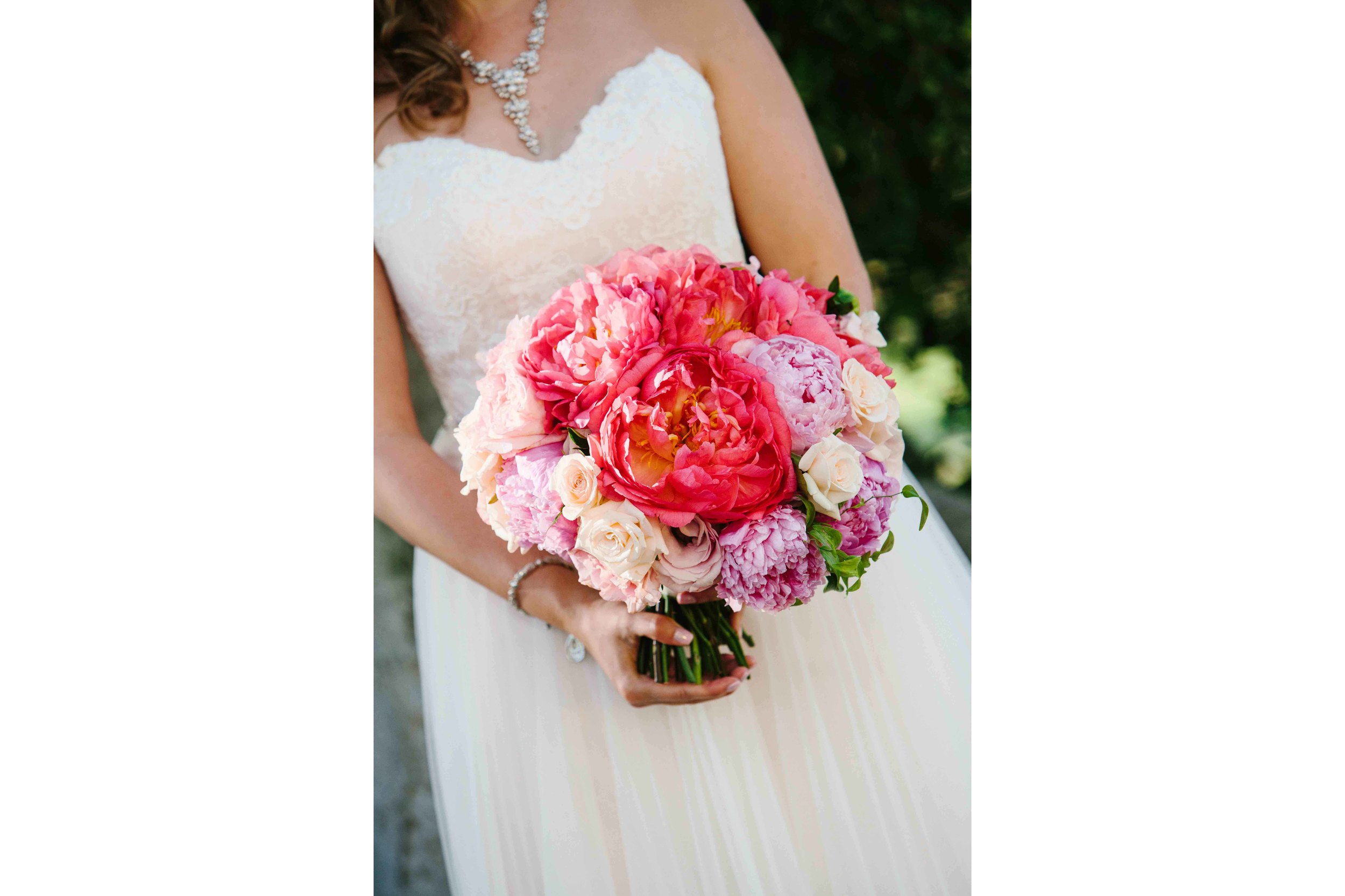 Pink Peony Wedding Bouquet