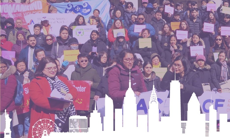 AAPI Community Rally on the Steps of City Hall