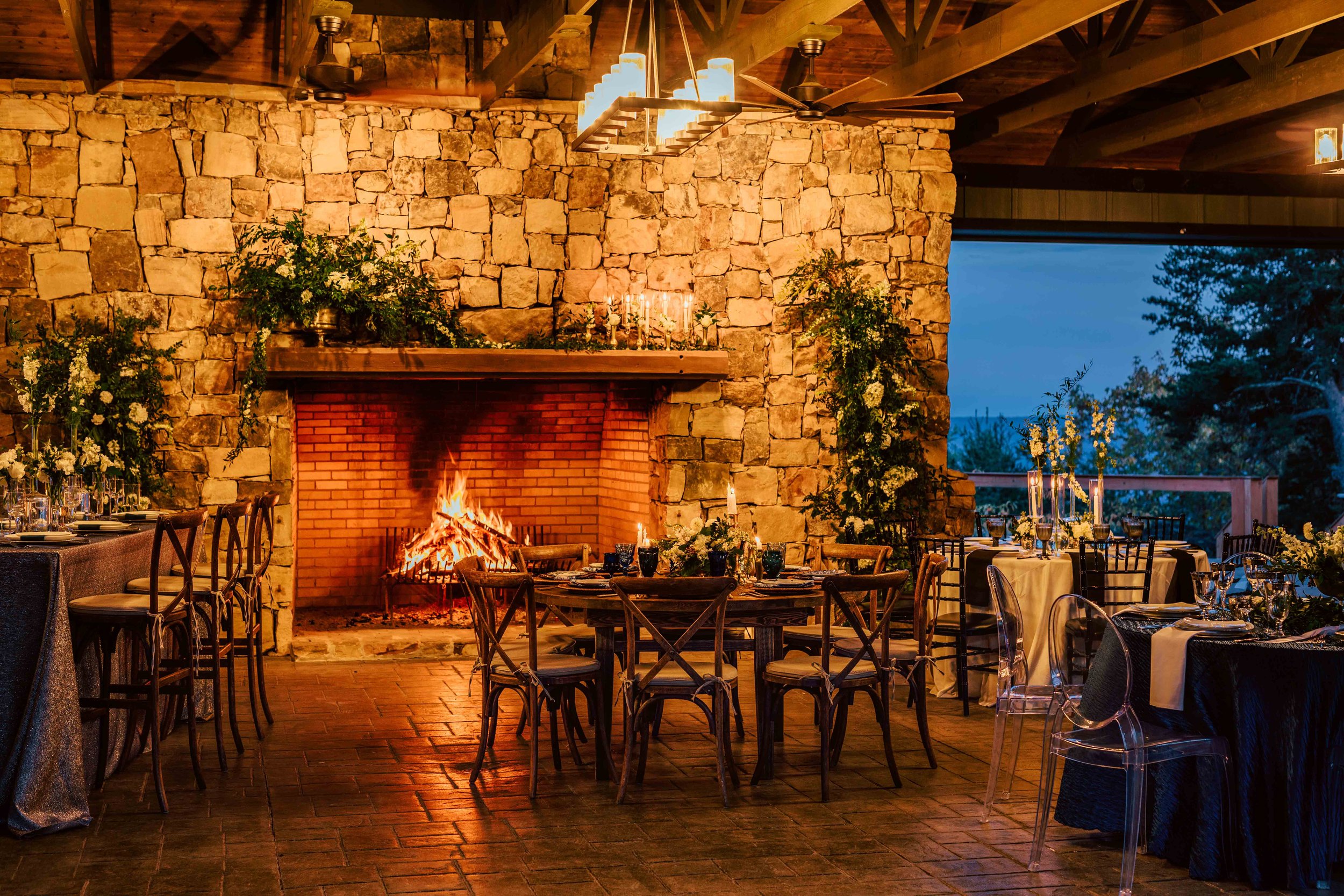 The Pavilion is an indoor outdoor location ideal for special events and weddings.