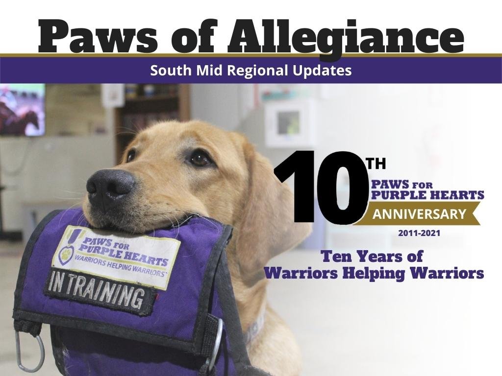 PAWS OF ALLEGIANCE FALL 2021- SOUTH-MID REGIONAL UPDATES